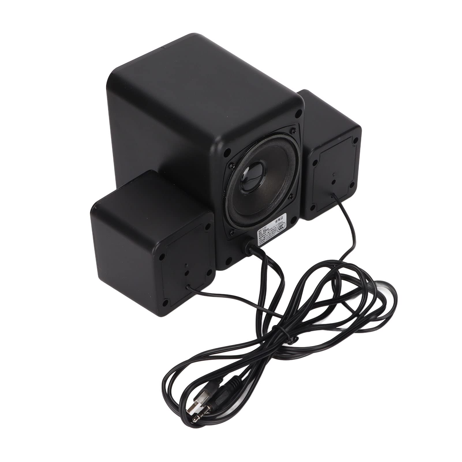 Cocoarm Mini USB Komputerowy Głośnik z Subwooferem, 2.1 Kanałowy (Wersja