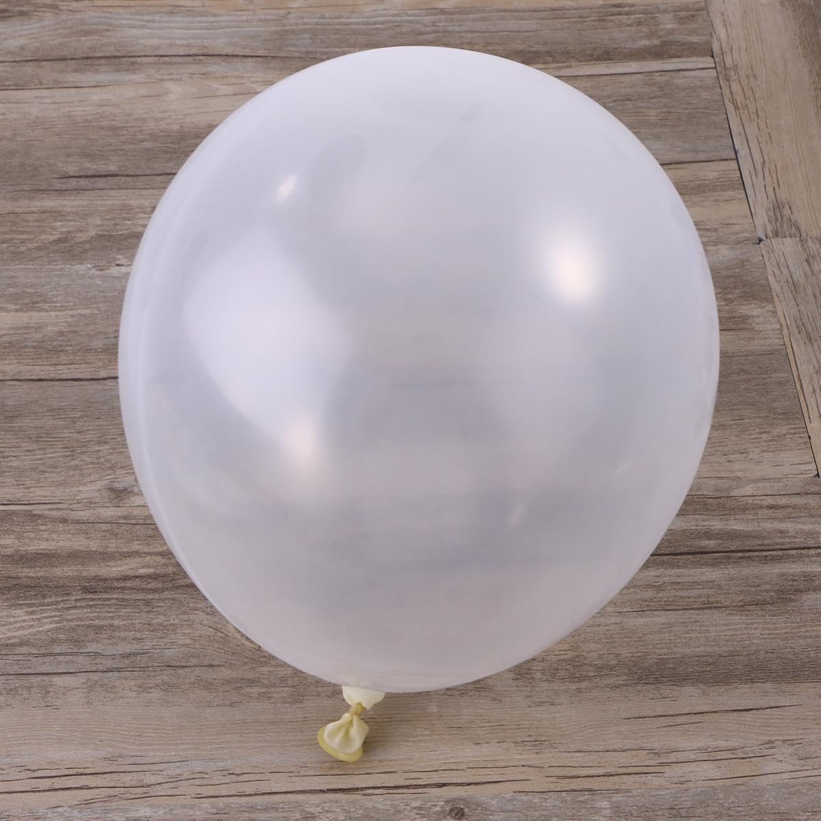 HEMOTON 25 Piezas Globos de Látex Engrosados de 12 Pulgadas para Celebraciones y Fiestas, Color Blanco Transparente, Paquete de 3g, Ideales para Decoración de Bodas
