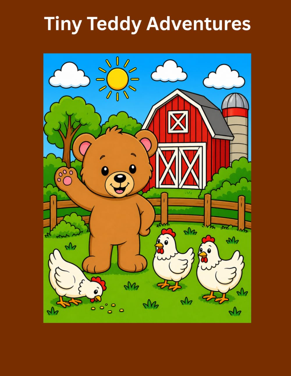 Tiny Teddy Adventures Coloring Book
