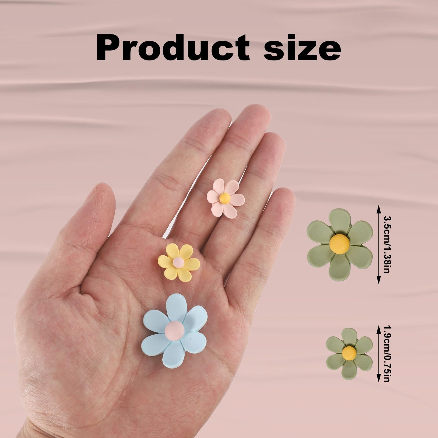 14 Pièces Aimants Pour Réfrigérateur 3D Forme De Fleurs