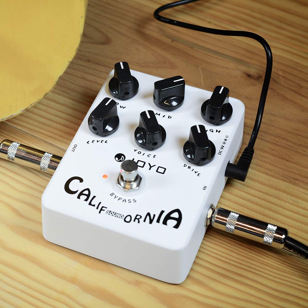 JOYO California Sound Effect Pedal JF-15 Bundle with Guitar Pedals Patch Cables CM-11, 1/4 Inch : Musical Instruments