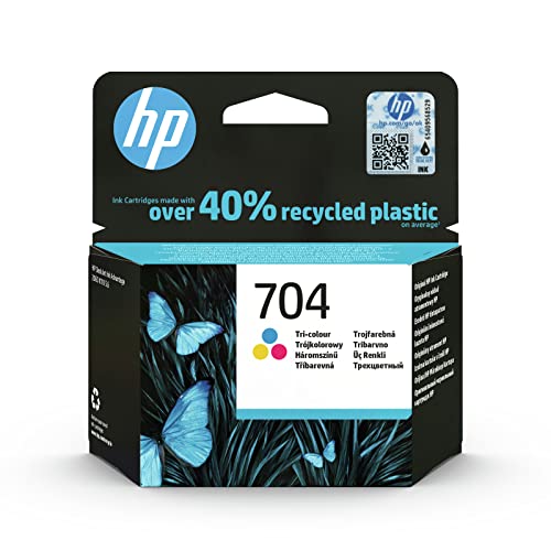 HP 704 - Farbe (Cyan farbstoffbasiert, Magenta farbstoffbasiert, Yellow farbstoffbasiert) - Original - Ink Advantage - Tintenpatrone - für Deskjet Ink Advantage 2060 K110a