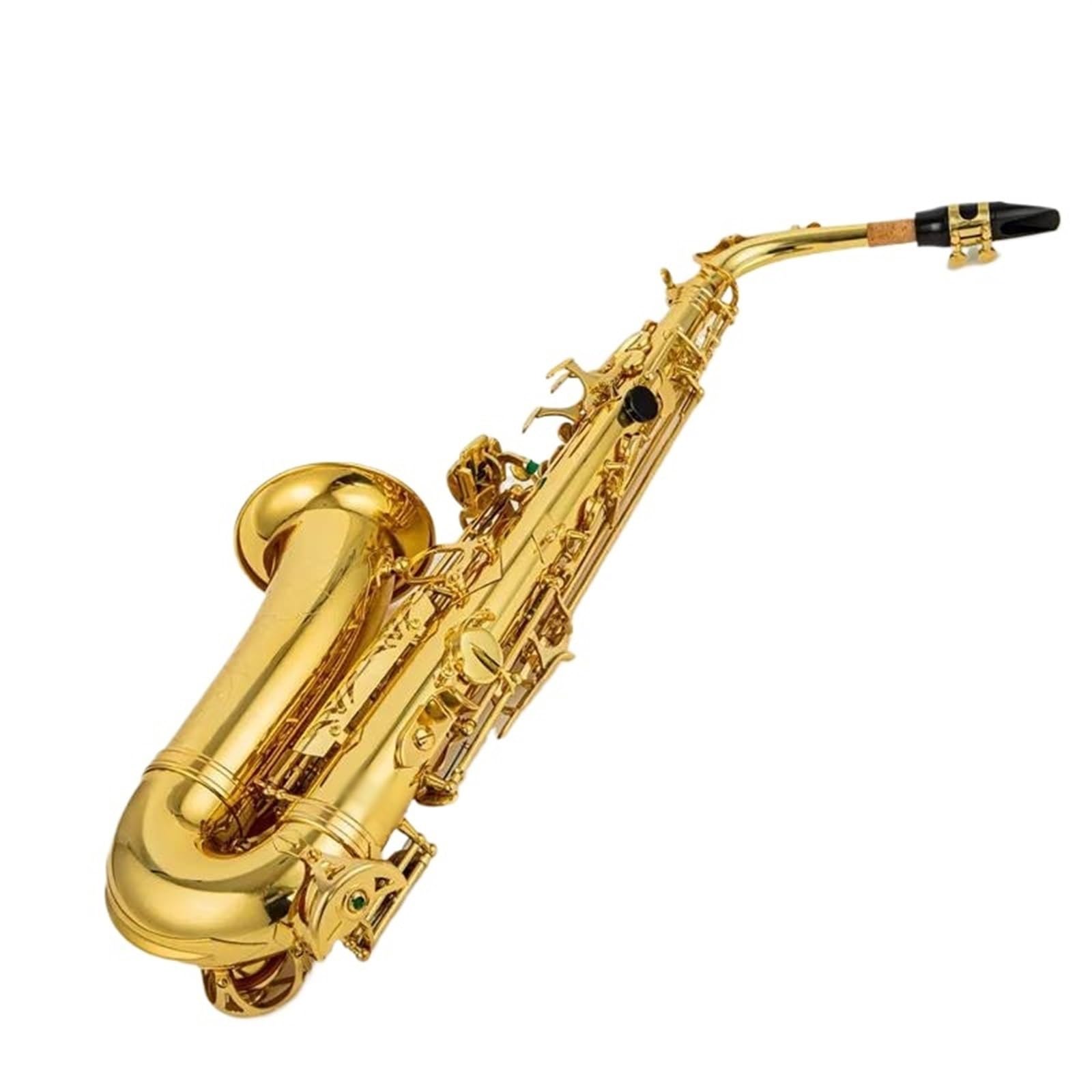 Saksofon Altowy Eb Tune Mosiężny Złoty Lakier Instrument Muzyczny Saksofon E-płaski Z Akcesoriami Do Futerału profesjonalny Saksofon