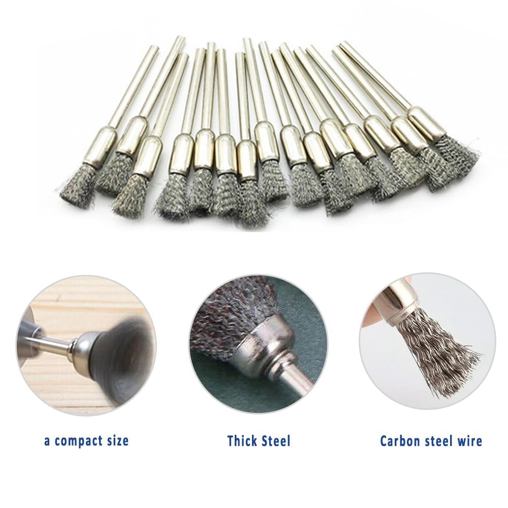 6 Pezzi Spazzole A Filo Per Cilindri Acciaio Inox Spazzola, Spazzole - Foto 8