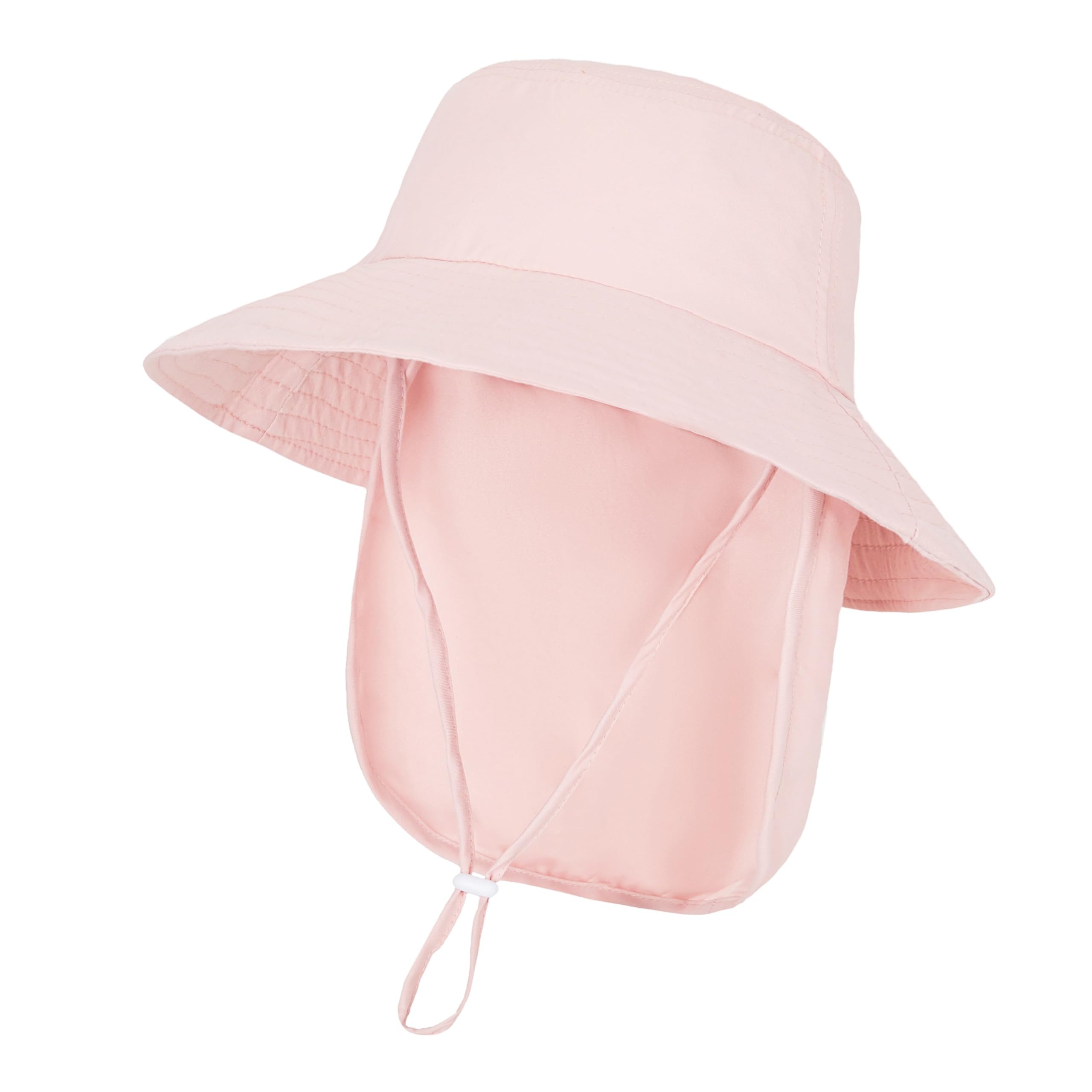 Baby Sun Hat Toddler Bucket Hats with Removable Neck Flap for Boys Girls Kids with Wide Brim Summer Beach UPF 50+