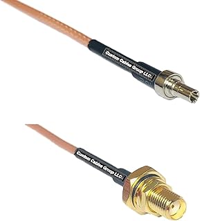1 feet RG316 CRC9 Male to SMA Female O-Ring RF Pigtail Coaxial Cable