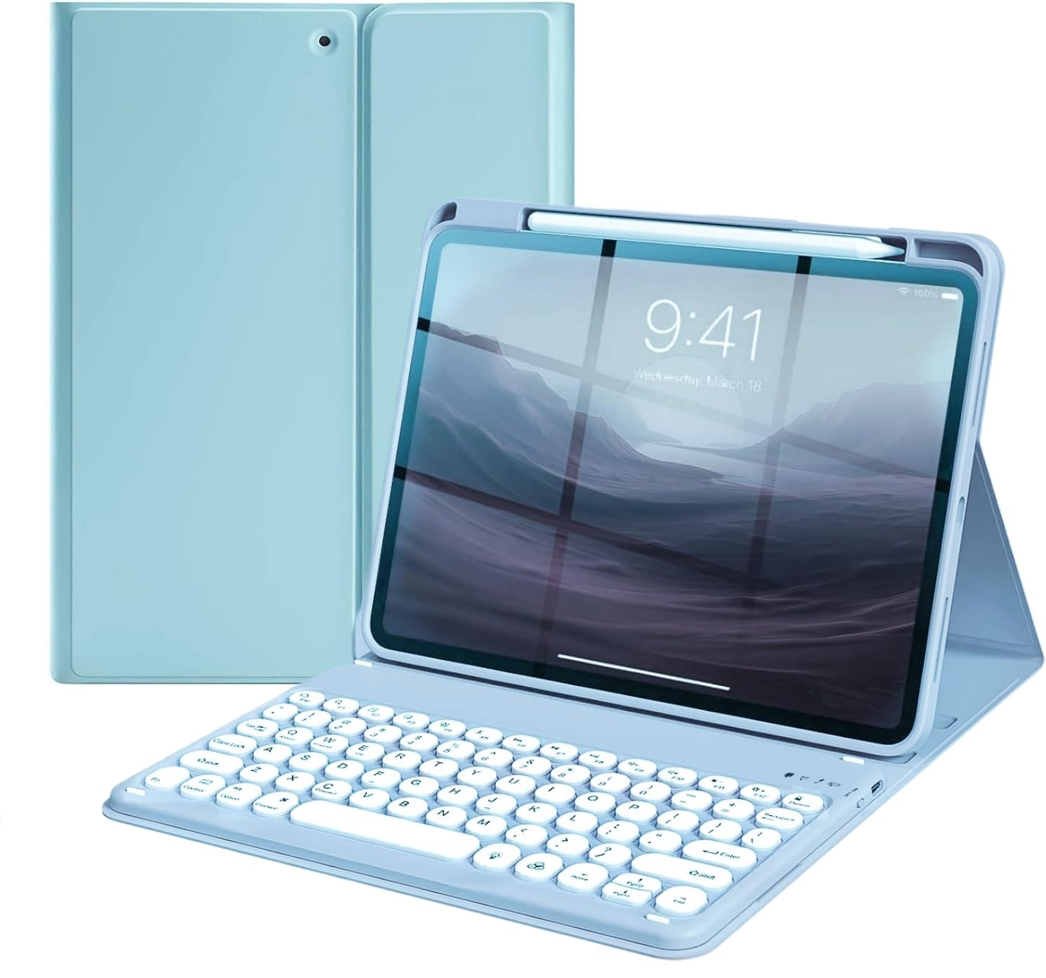 Amazon.co.jp: iPad Air 13 キーボードケース(M3/M2、2025/2024) 上側
