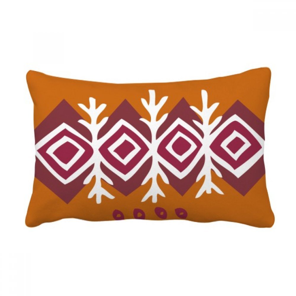 Coussin Mexique Totems 40x60 cm marron pour décoration de canapé
