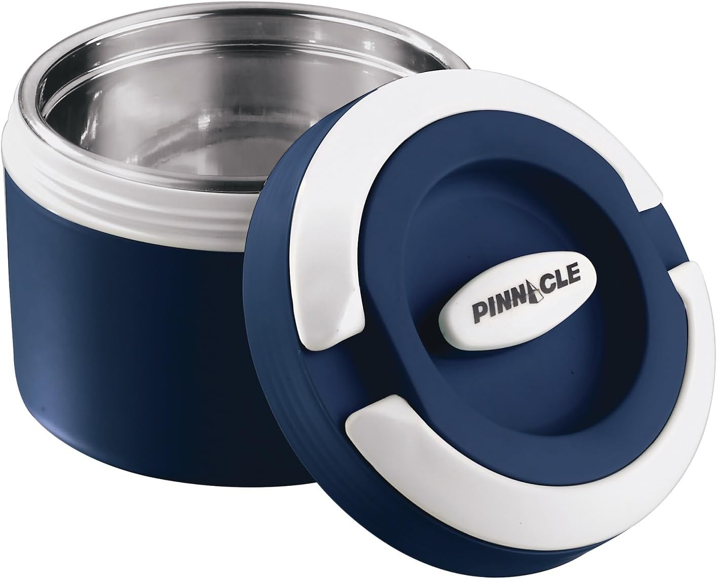 Pinnacle Prime Lunch Box 600Ml | Tiffin Hot box for kids stainless steel | Portable Insulated Lunch box for office with Assorted Color - Blue | Grey | Green