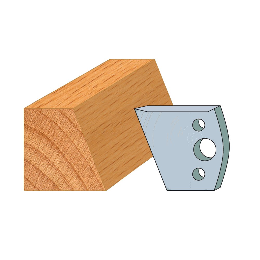 CMT 690.071 Pair Of Profiled Knives For Shaper Cutters