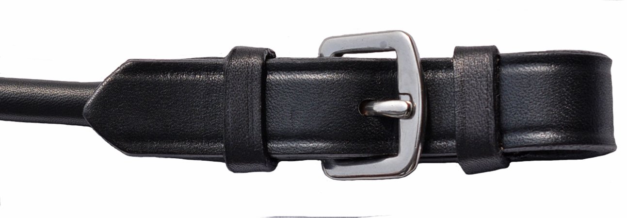 Amazon.com: Rolled Leather Grab Strap For English Saddle (Black