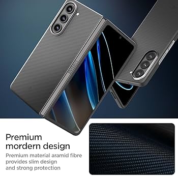 Spigen Galaxy Z Fold5 ケース 超薄型 超軽量 耐衝撃 究極の薄型ケース！Spigen Thin Fit P Case for GALAXY Z Fold 5