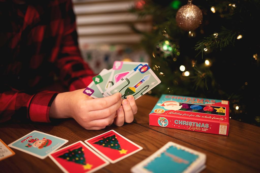 Christmas Lights A Card Game , 13 Different Holiday Festive Themed Games to Play - 25th Century Games - Image 5