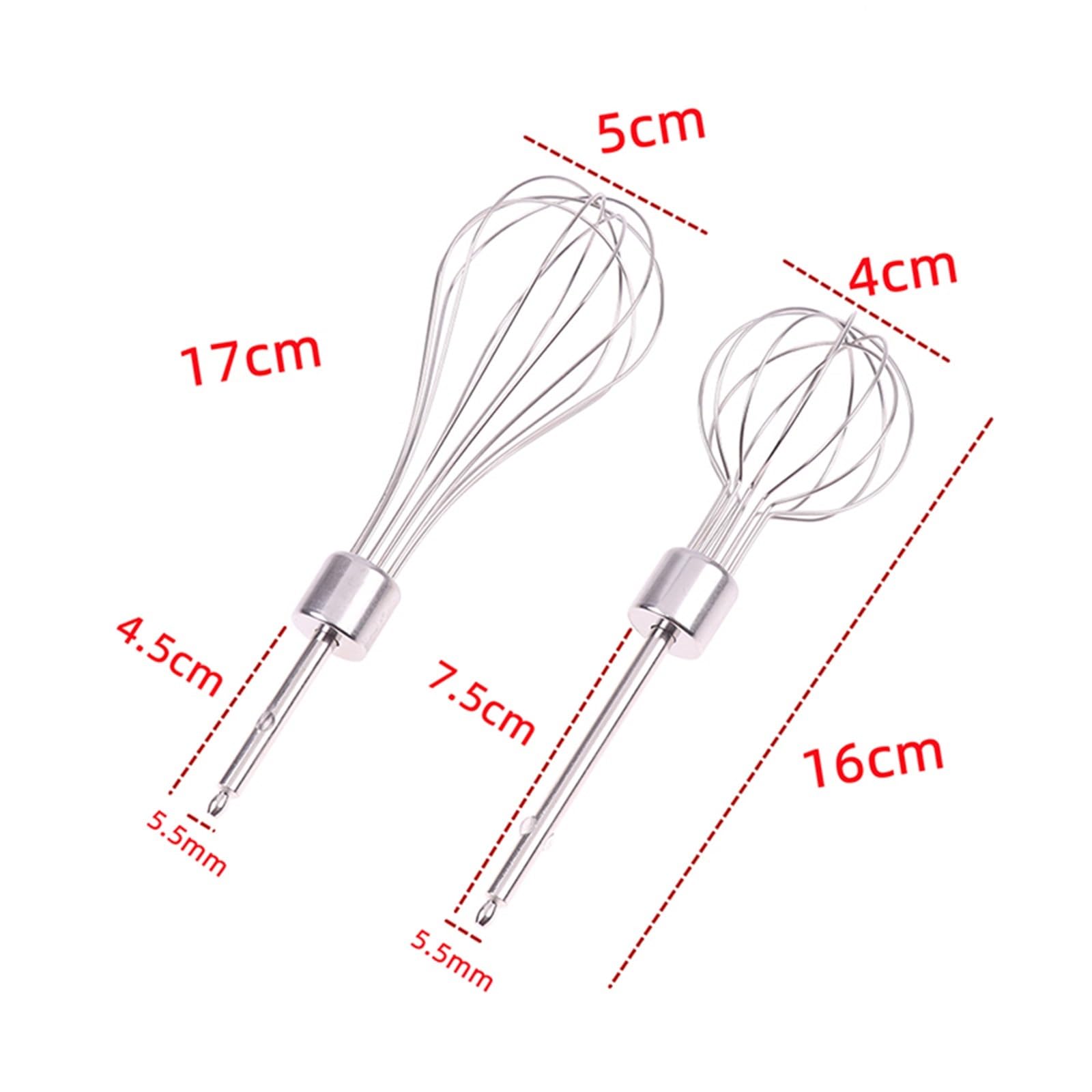 Trzepaczka do jajek zestaw części miksera blender trzepaczka do jajek garnitur do elektrycznej trzepaczki balonowej akcesoria kuchenne blender części miksera (170 mm)