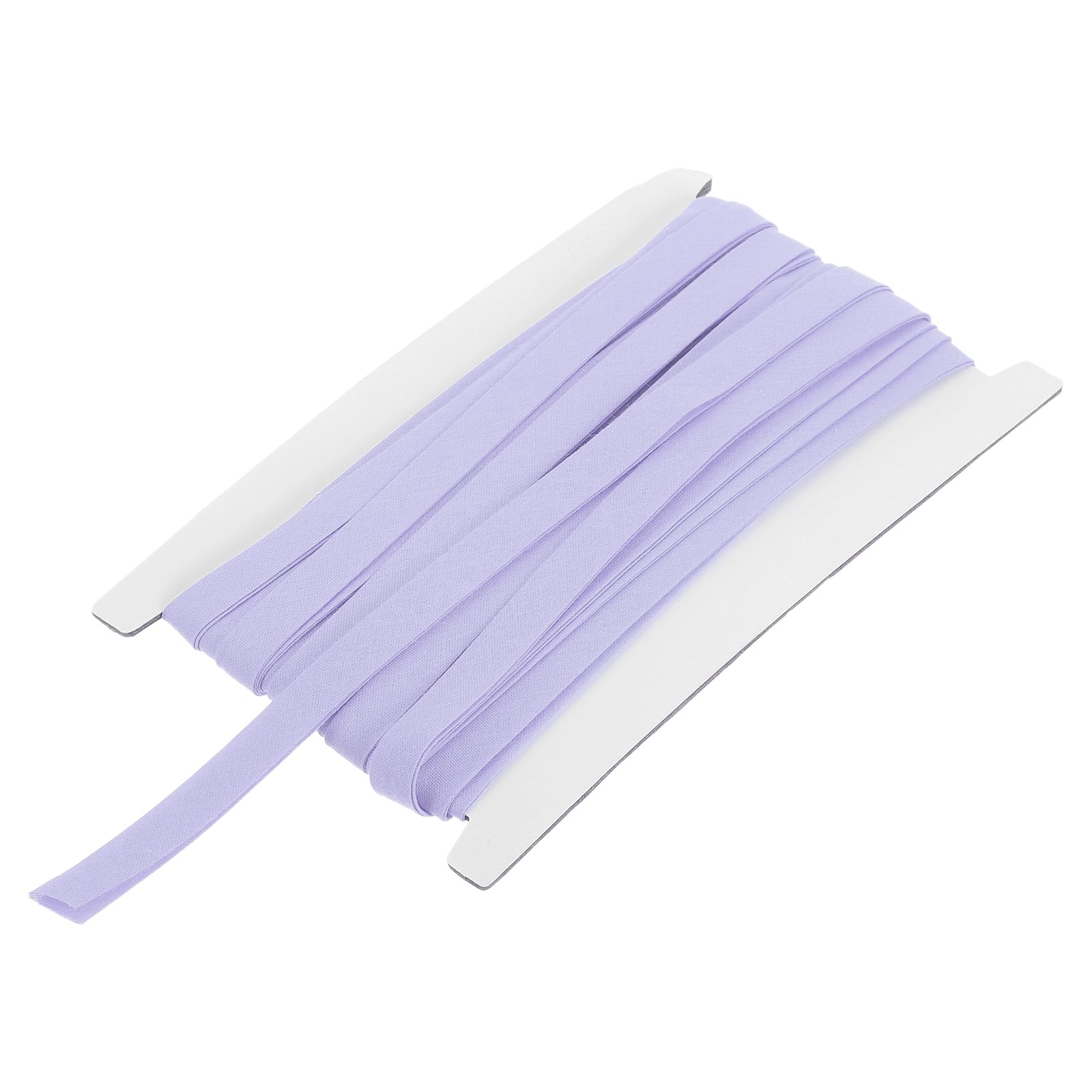 sourcing map 3/8 Inch Double Fold Bias Tape Continuous Bulk Bias Tape for Sewing, Seaming Quilting Hemming Binding Crafts (Light Purple 12 Yards)