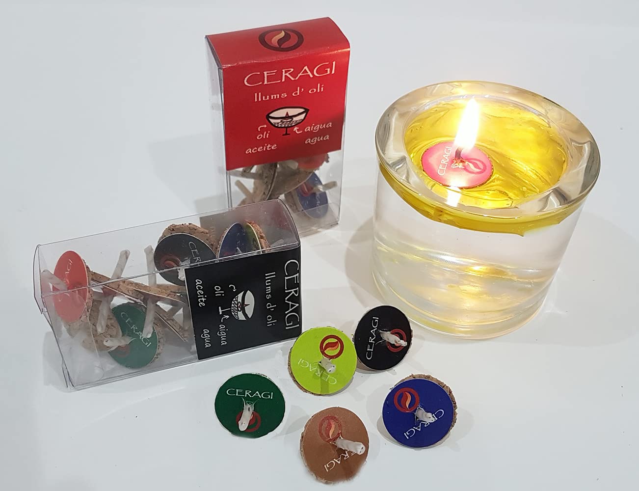Lamparillas Mariposas de Aceite .Pack 6 Cajas de 12 unidades
