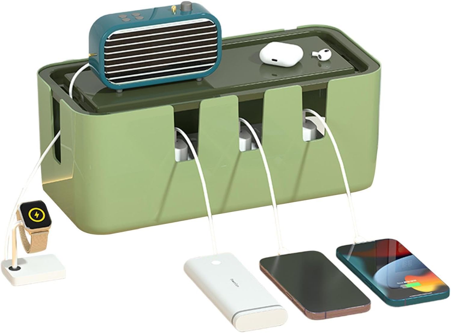 Power Strip Box, Cable Management Box for Power Strip