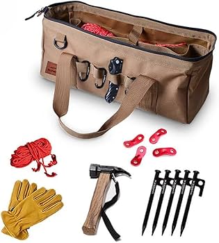 ペグ収納バッグ ハンマー収納バッグ キャンプ道具 地面釘収納 折り畳み Amazon.co.jp: Tumecos アウトドア ペグケース ペグ収納袋