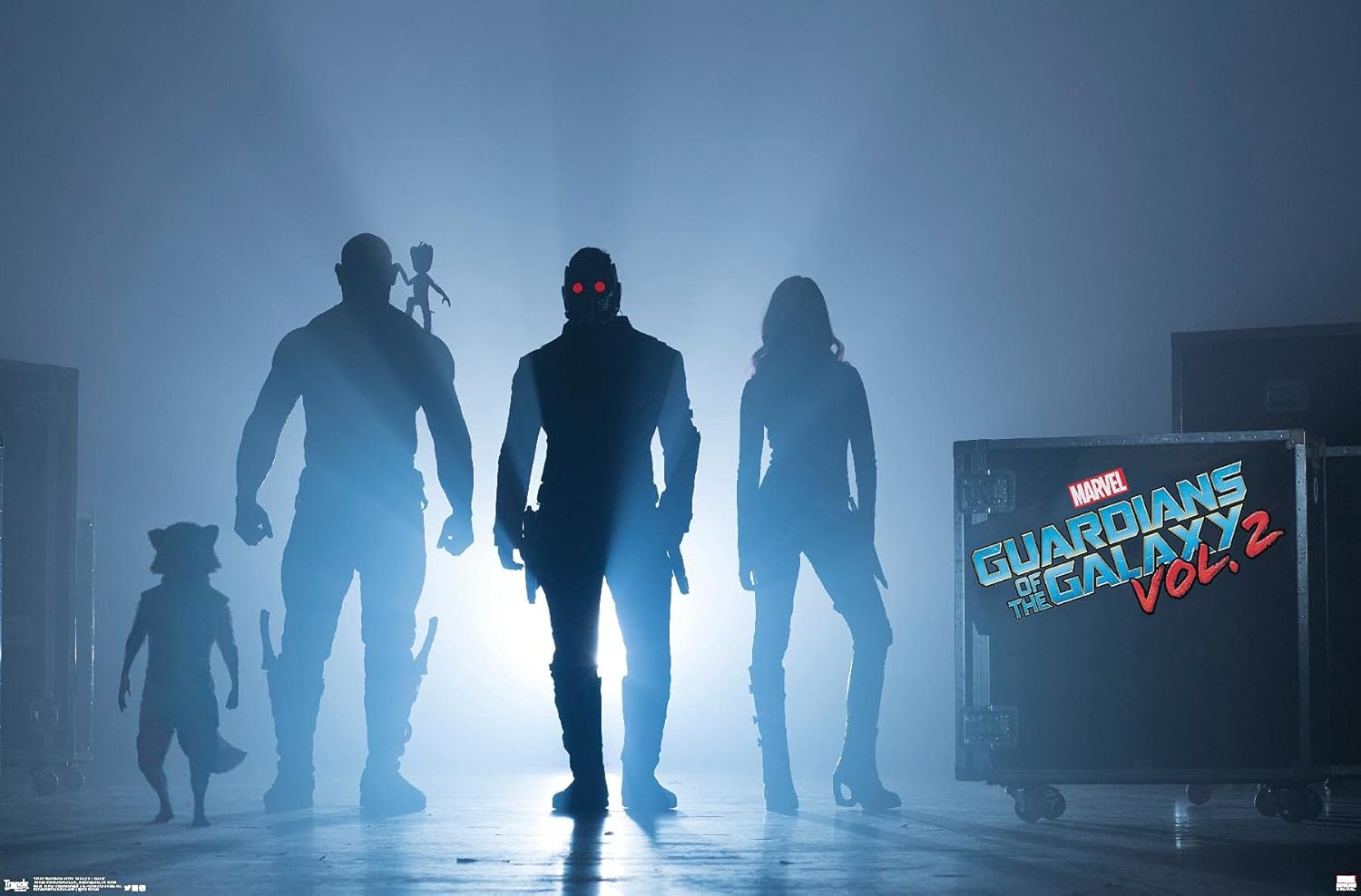 Trends International Marvel Cinematic Universe - Guardians of the Galaxy 2 - Teaser Wall Poster, 22.375" x 34", Premium Unframed Version