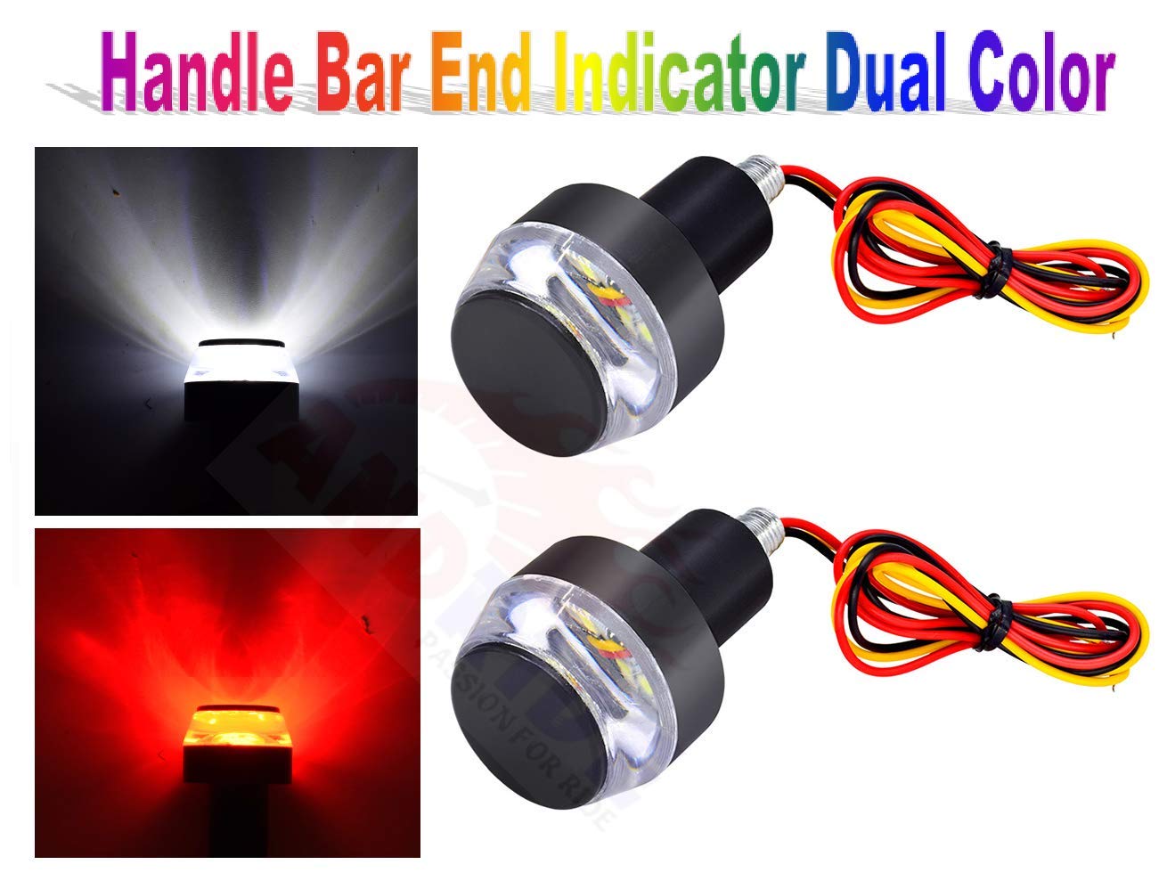 Andride (Imported) Motorcycle Turn Signal LED Light Indicator Dual