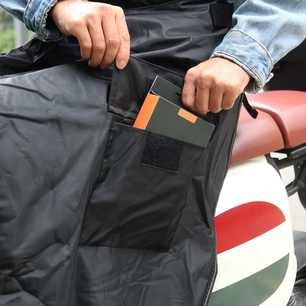 Coprigambe per moto, facile da usare, affidabile, per pendolari che affrontano viaggi quotidiani al freddo, coprigambe per moto e scooter, Corto