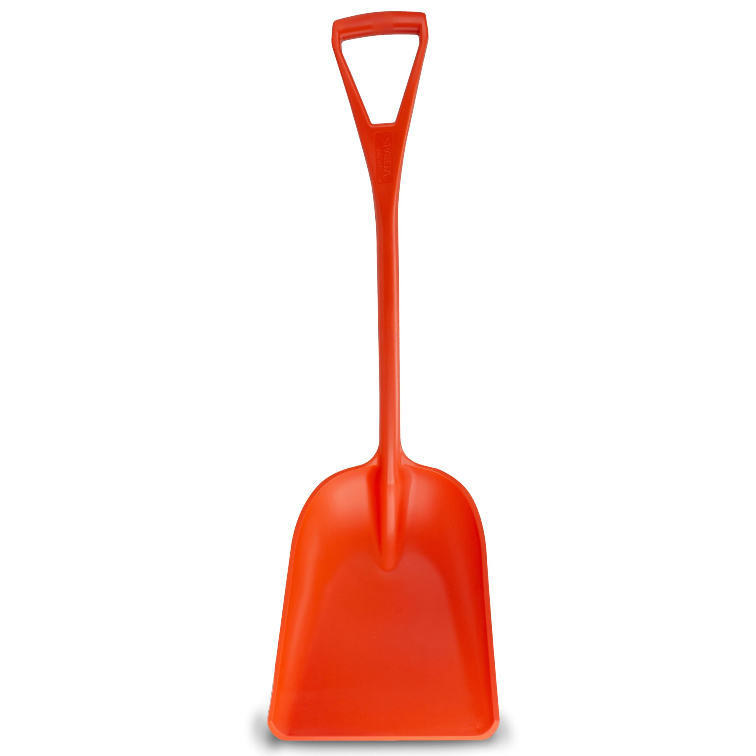 SPARTA 41077EC24 Plastic Sanitary Shovel, Food Safe Plastic Shovel For Commerical Kitchens, 14 Inches, Orange