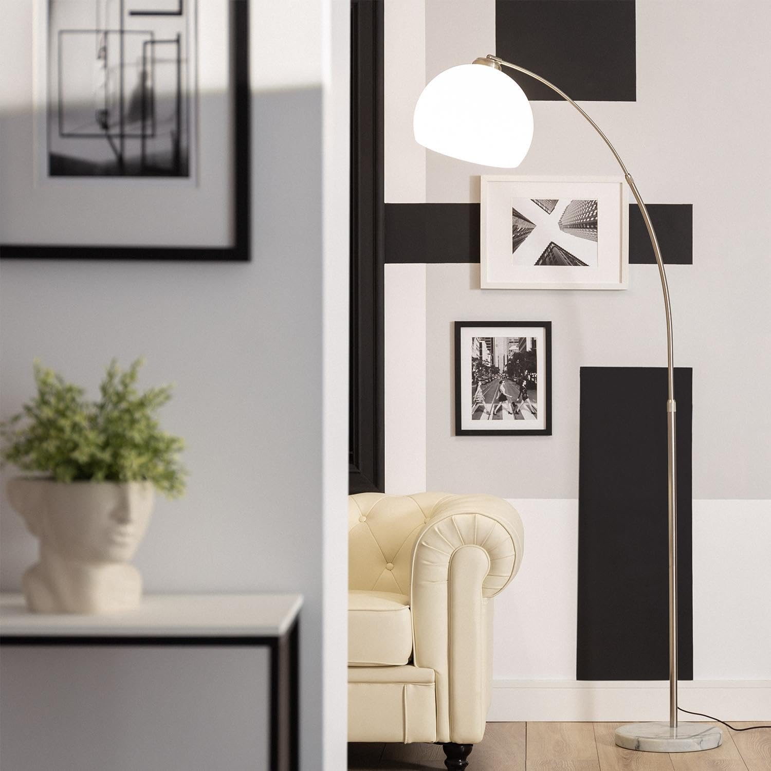 Stehlampe Sahani Senf von LEDKIA. Stehlampen günstig online kaufen bei