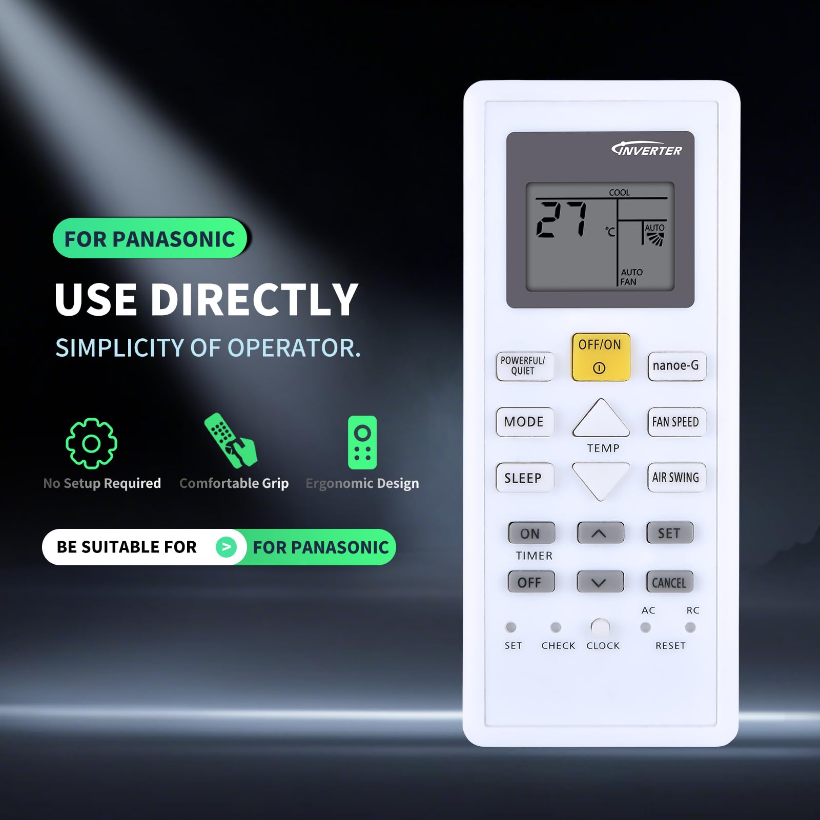 Amazon.com: PZL Replacement Remote Control for Panasonic National