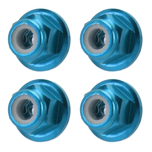 Tuercas de repuesto para automóvil de control remoto, tuercas de automóvil RC de 0.157in de diámetro interior que garantizan una seguridad