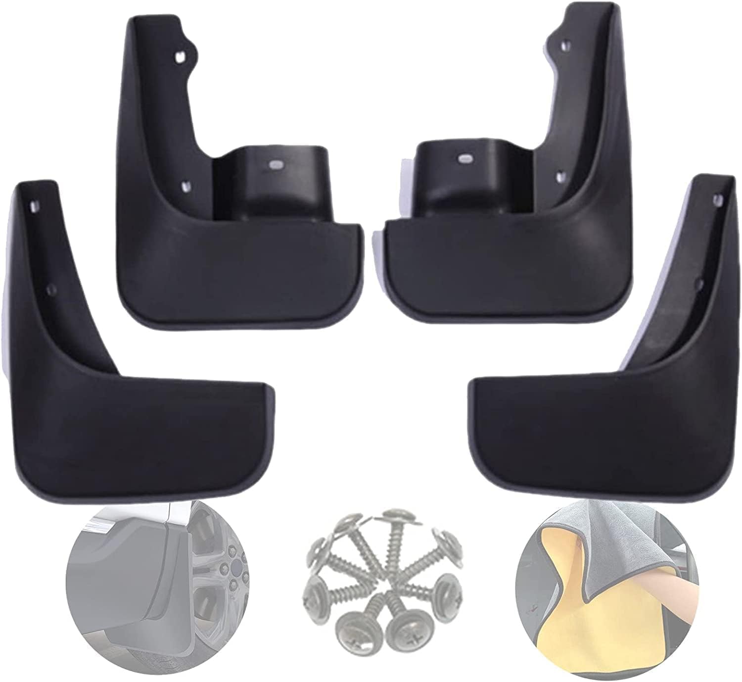 No Drill Mud Flaps for Car Front Rear Wheel for Suzuki Jimny 2005-2018
