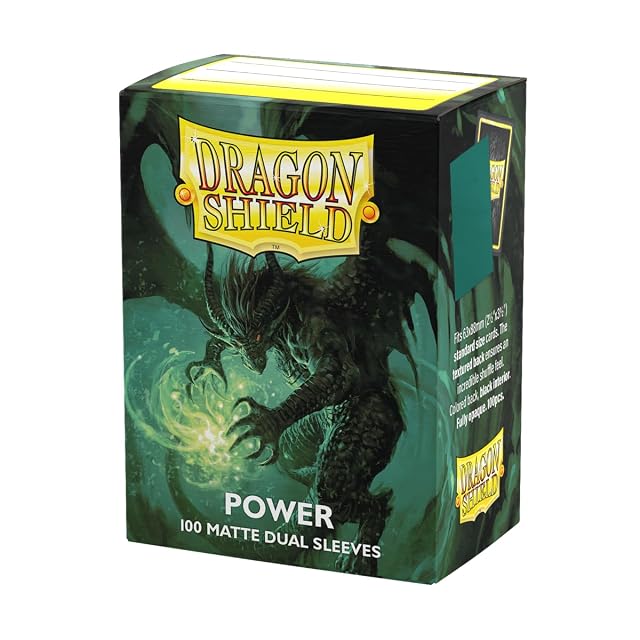 Arcane Tinmen ApS ART15063 Dragon Shield Matte Dual Power (Metallic Green)