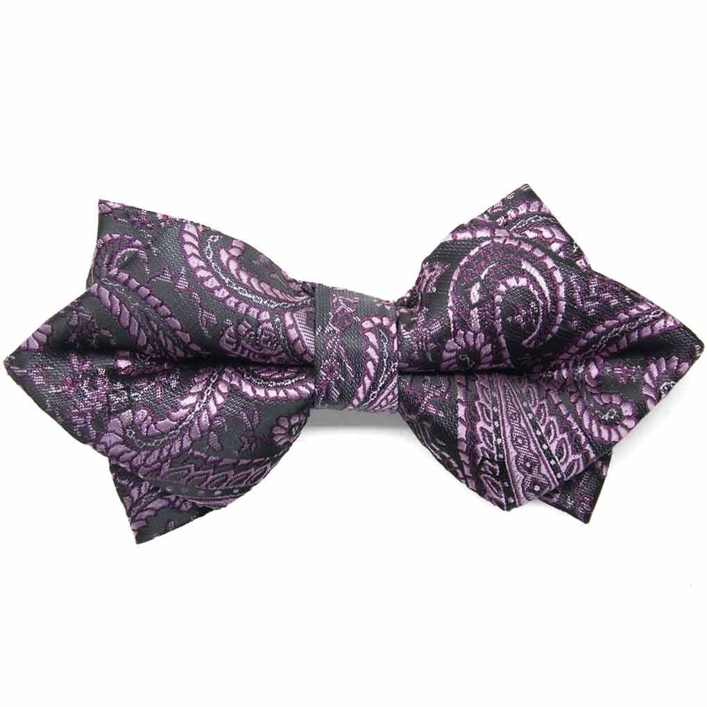 tiemart Diamond Tip Bow Tie