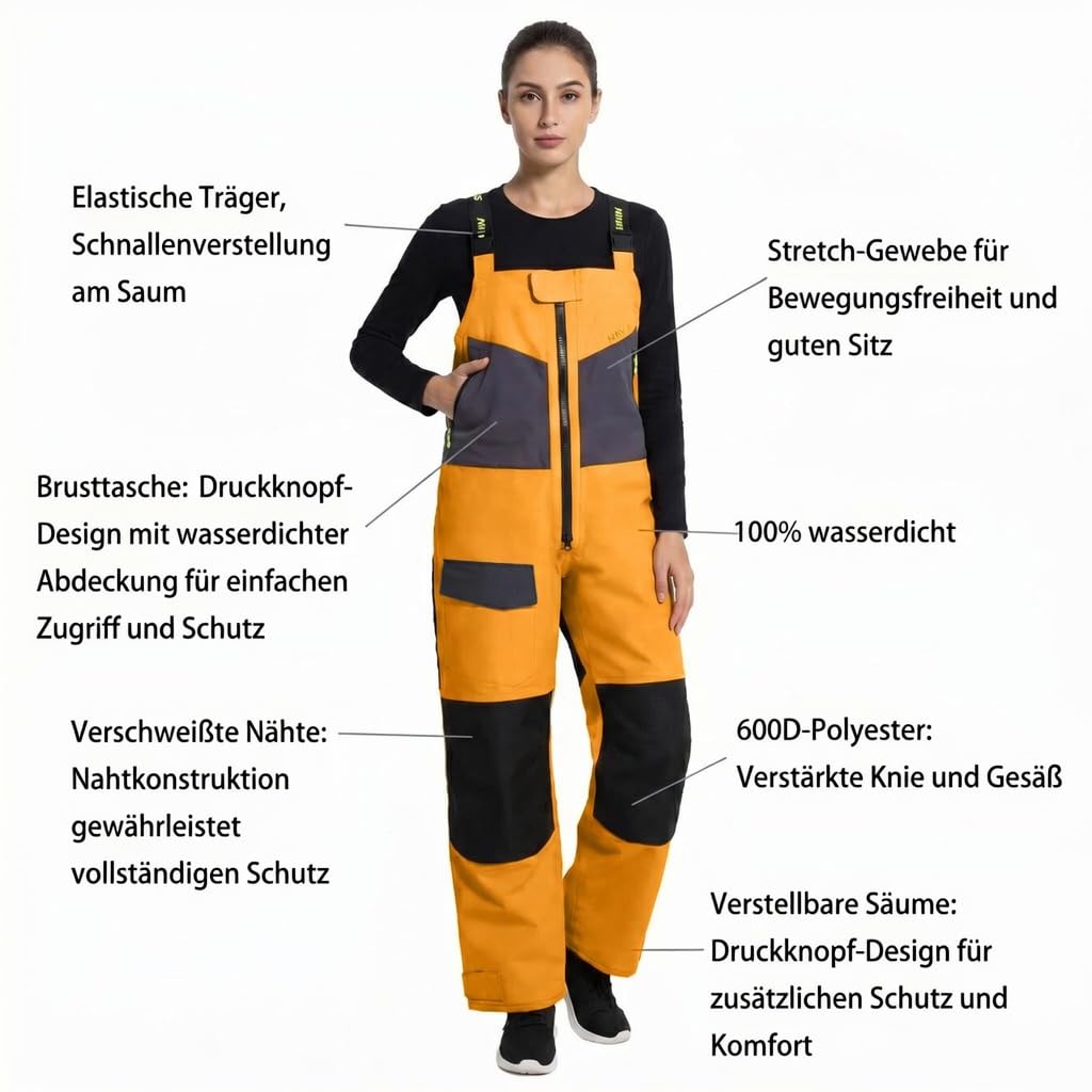 Daman Offshore Segelanzug-Set 3-Lagen wasserdicht atmungsaktiv