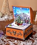 GetSet2Save Animated Holiday Santa Music Box