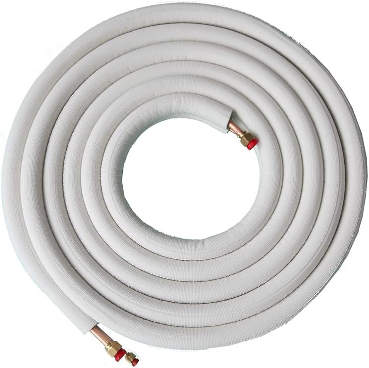 Other Insulated Copper Line Set for Mini Split A/C (25 Feet LINE Set - 3/8" Liquid & 5/8" Suction, ½” Insulation) Other Insulated Copper Line Set for Mini Split A/C (25 Feet LINE Set - 3/8" Liquid & 5/8" Suction, ½” Insulation)
