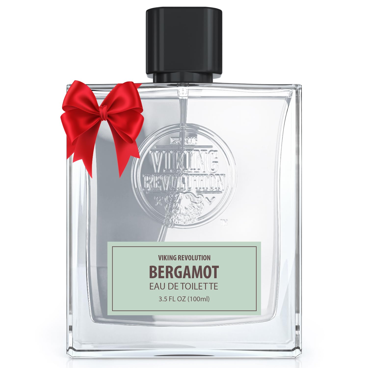 Viking Revolution Bergamot Cologne for Men - Vibrant Mens Cologne Spray Eau de Toilette - Citrus Perfume for Men with Notes of Pink Pepper, Laudan, Jasmine and Patchouli - Gifts for Men 3.5 Fl Oz