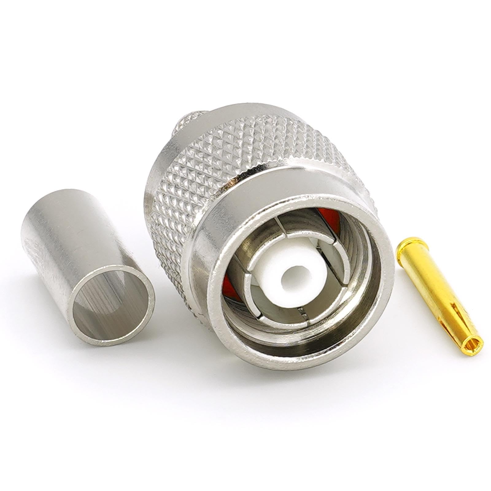 Presa Rj 45 Cavo Coassiale LMR195 RP-TNC Maschio A Maschio - Per - Foto 2