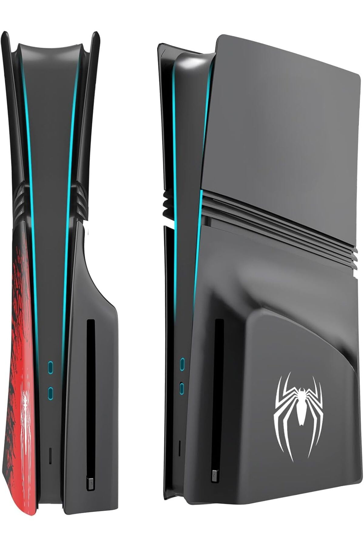 PS5 Pro Spider Faceplate Kapak Seti, Disc & Digital Model Uyumlu, Çok Renkli