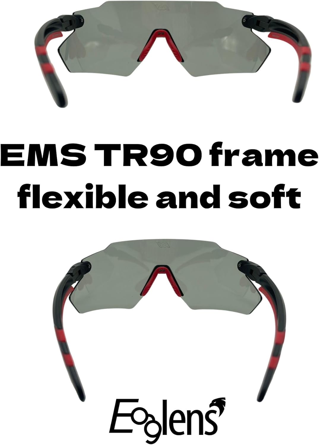 Occhiali Da Ciclismo Eaglens.54 | Fotocromatici, Montatura TR90, Protezione UV400 - Unisex Per Sport Outdoor - Foto 11