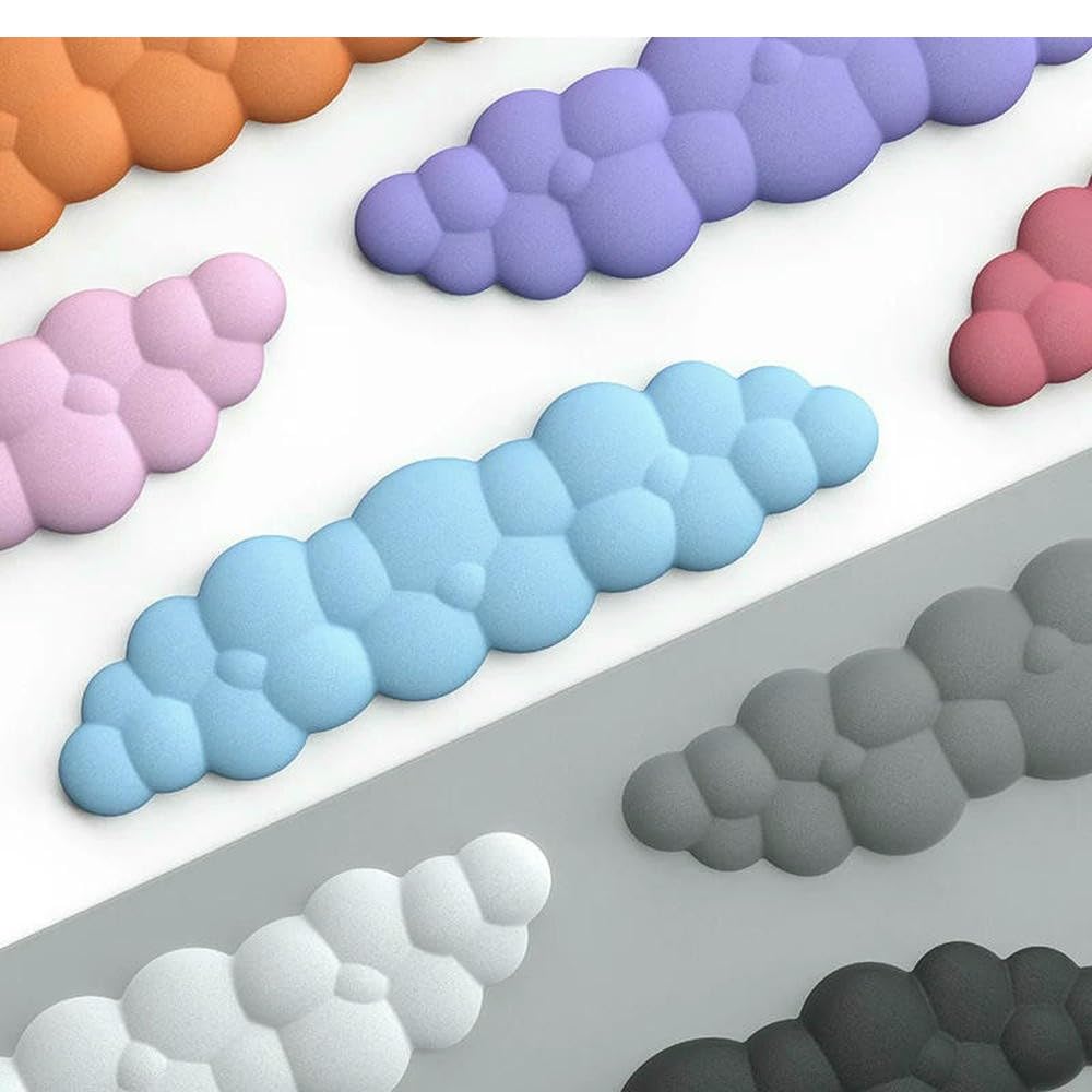 JJDFW - Tappetino per mouse ergonomico per computer portatile, con poggiapolsi e poggiapolsi per ufficio, protezione per la digitazione, in memory foam