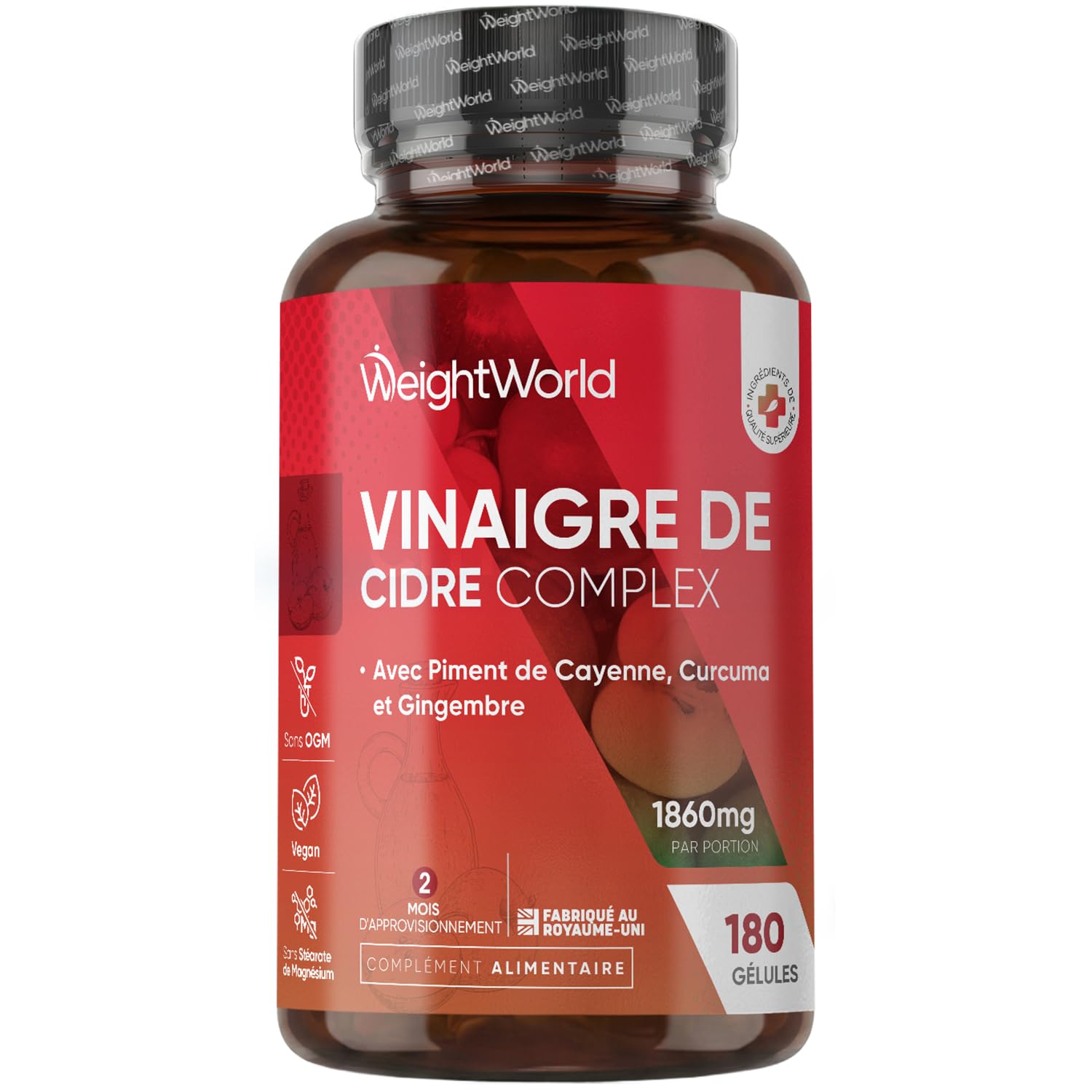 Vinaigre De Cidre de Pomme avec la Mère - Complex ACV Gélules 4-en-1