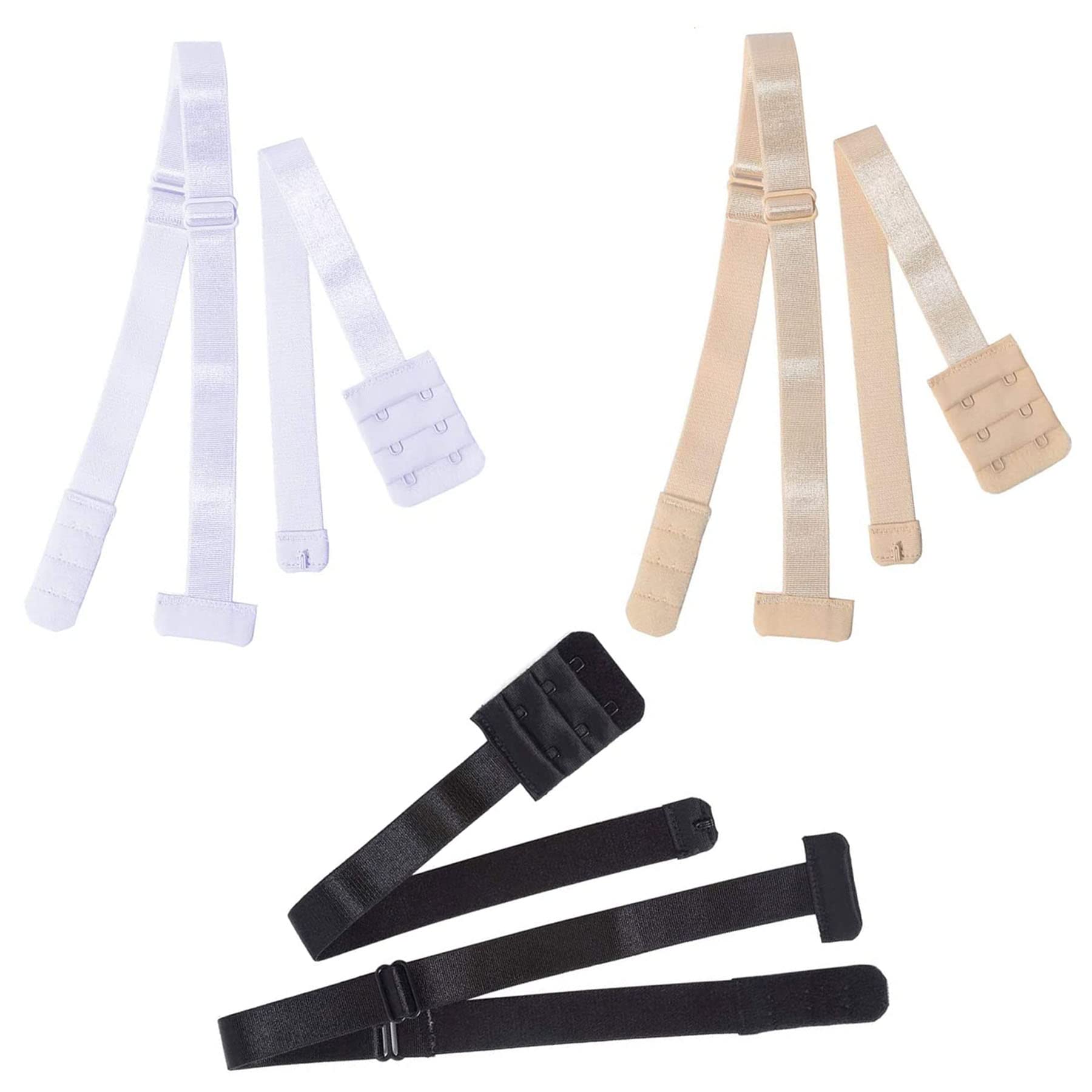 3 Stück BH-Verlängerer & Rückenkonverter - Dehnbare Träger Für Mehr Komfort & Anpassungsfähigkeit