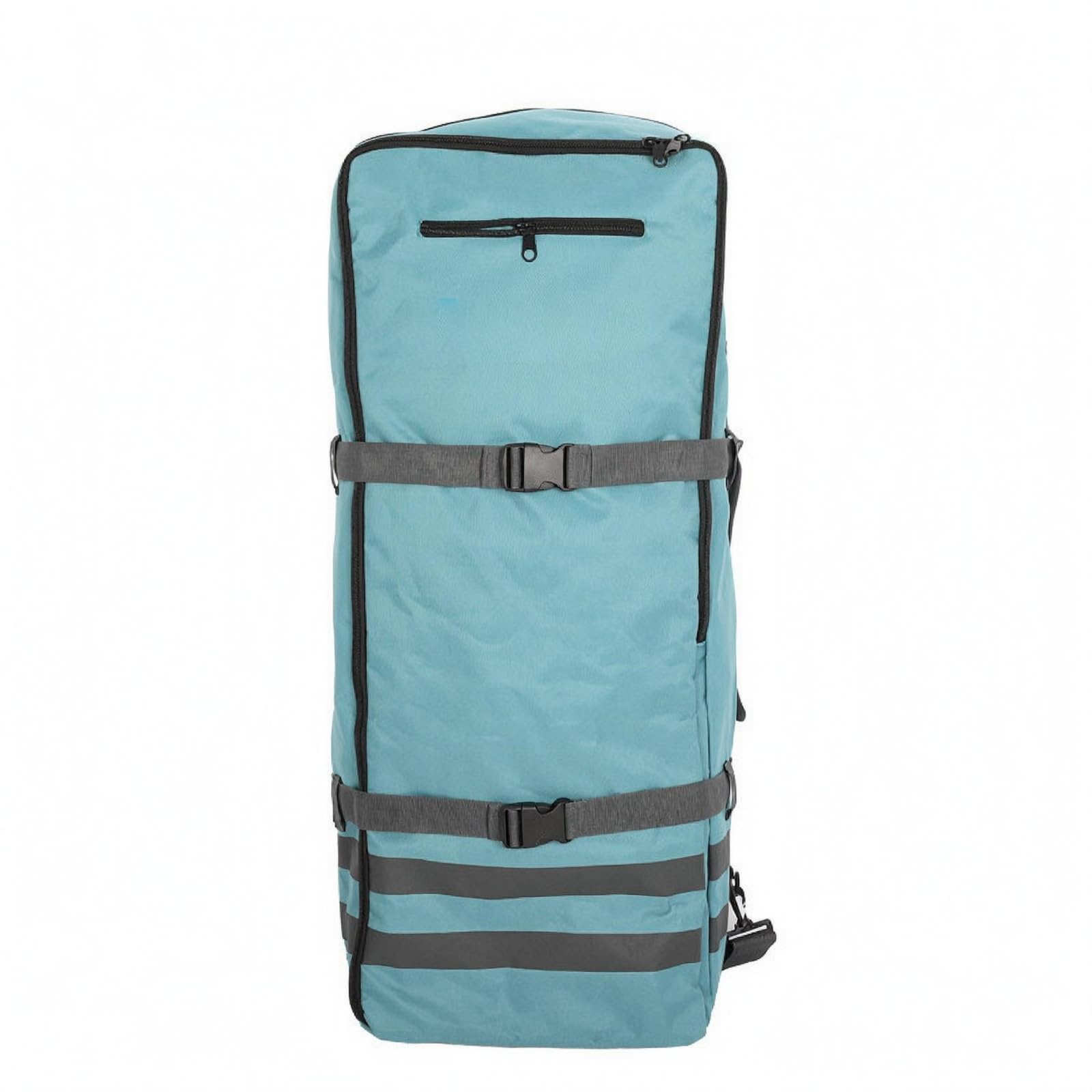 LOVIVER Housse de Transport pour de Planche Sac à Dos Étanche Pochette avec Bretelles et Poignée en Nylon Fermeture Zippée et Sangles de Serrage pour Sortie Mer Camping, Vert, Vert