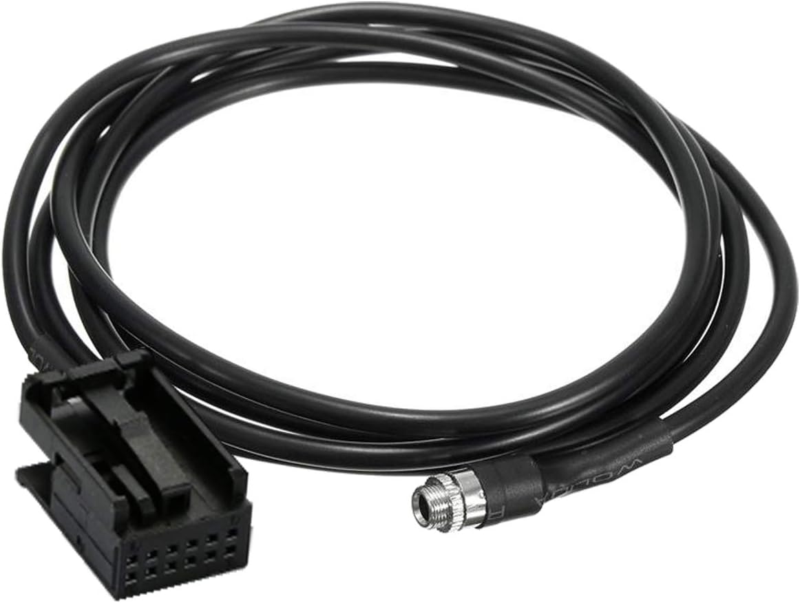 in Car Female 3.5mm AUX Input Audio Adapter Cable for B-M-W E39 E53 X5 X5M Z4 E83 E85 E86 X3 Mini Cooper