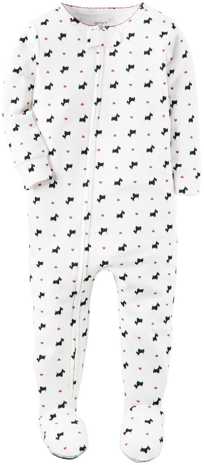 Carter's Baby Girls' 1 Pc Cotton 331g182, White Terrier, 24M