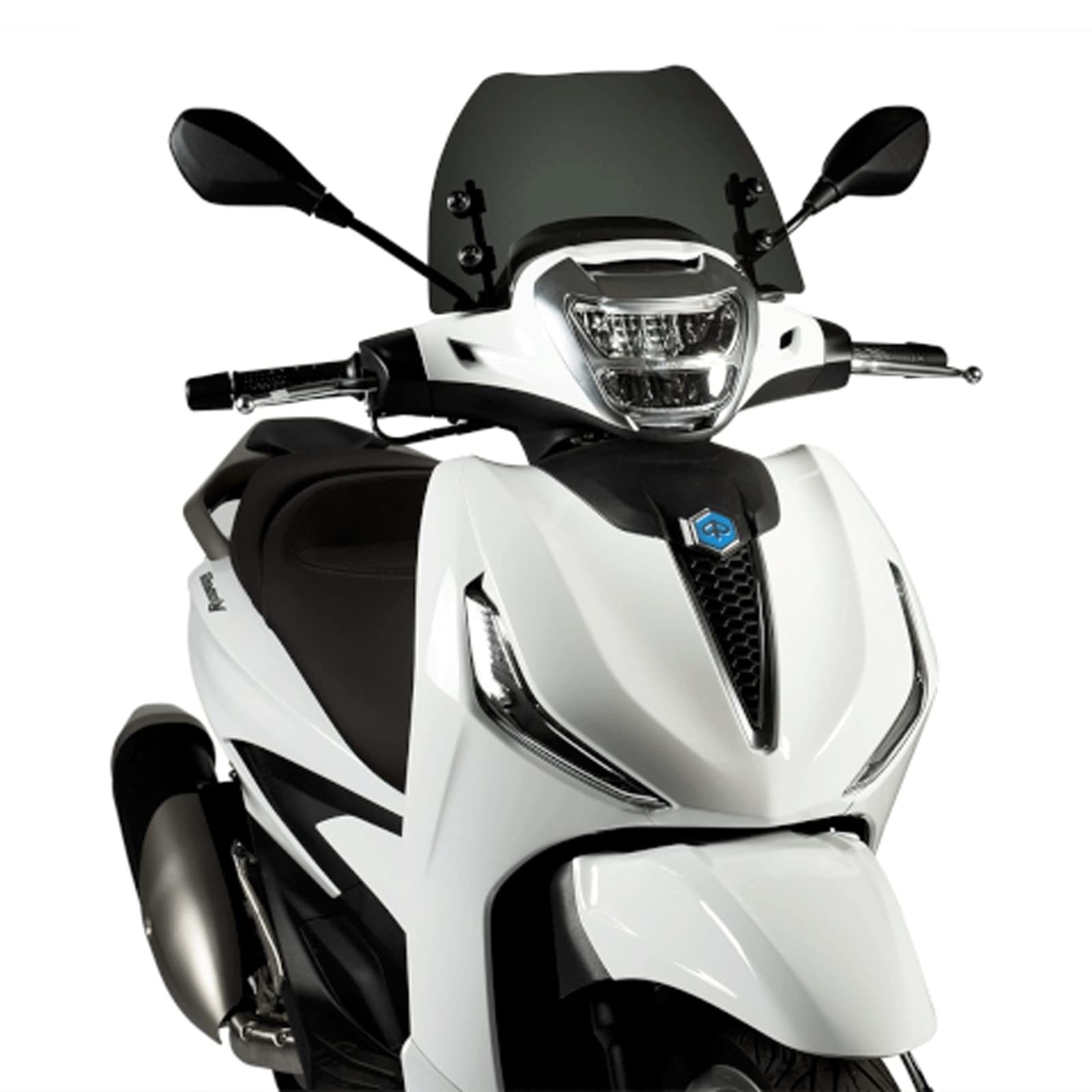 cupolino FUMÉ SCURO 41x25 cm per BEVERLY HPE 300/400 2021> MALOSSI