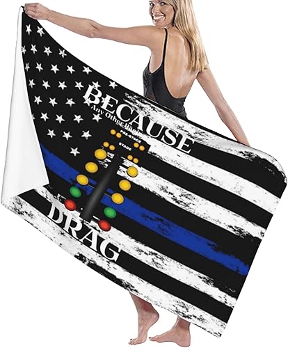 Miniatura 6 de Because Any Other Racing is Such A Drag Toalla de playa de gran tamaño, microfibra de secado rápido, perfecta para natación, yoga y más, mantente