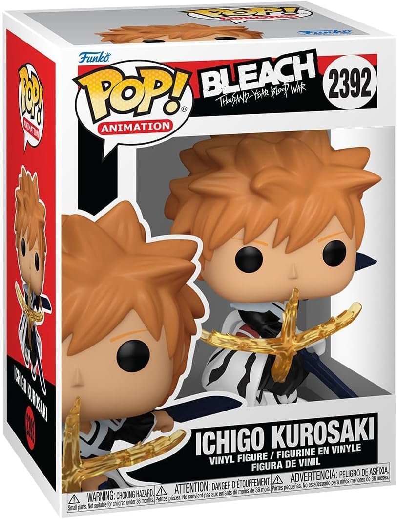 Funko Pop! Animation: Bleach Thousand Year Blood War - Ichigo Kurosaki - Collectable Vinyl Figure - Gift Idea - Official Merchandise - Toys for Kids & Adults - Anime Fans
