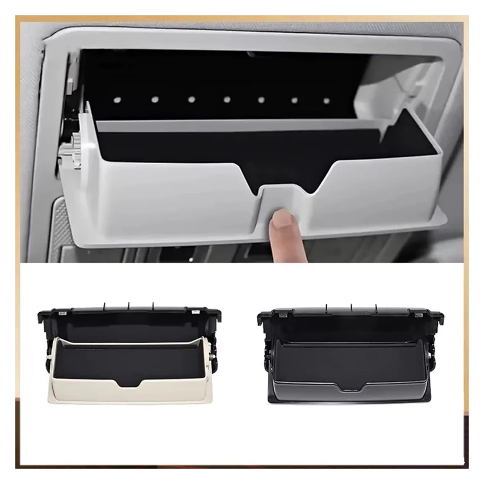 Porta Occhiali per Auto per Land per Rover per Defender 90/110/130 2020-2025 per Auto Saldamente Custodia per Occhiali Scatola Immagazzinaggio Supporto