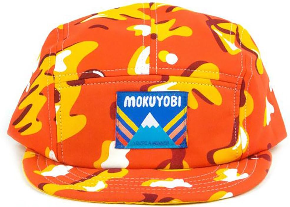 Mokuyobi Vintage Style Brim Adjustable 5 Panel Cap